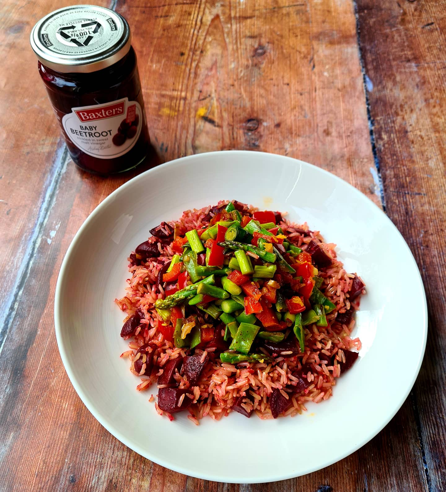 Beetroot Fried Rice - At Dad's Table